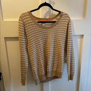 Banana Republic Beige Houndstooth Sweater